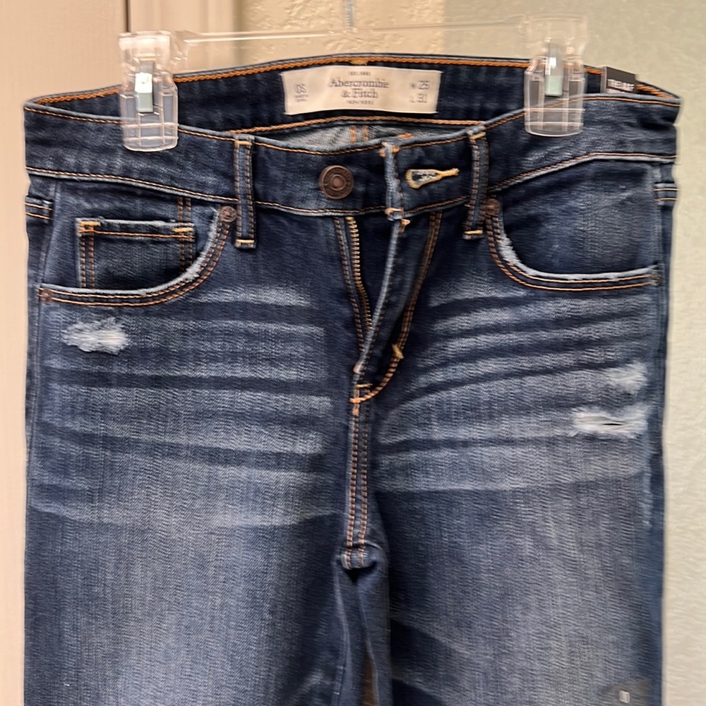 Abercrombie A&F mid rise skinny boot jeans